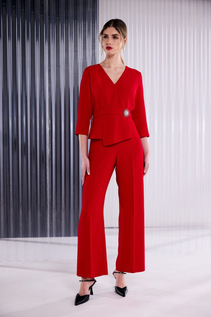 Kate Cooper Jumpsuit With Wrap Detail At Front Kcaw26139