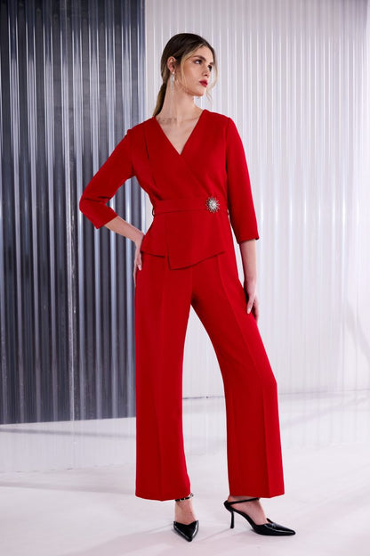 Kate Cooper Jumpsuit With Wrap Detail At Front Kcaw26139