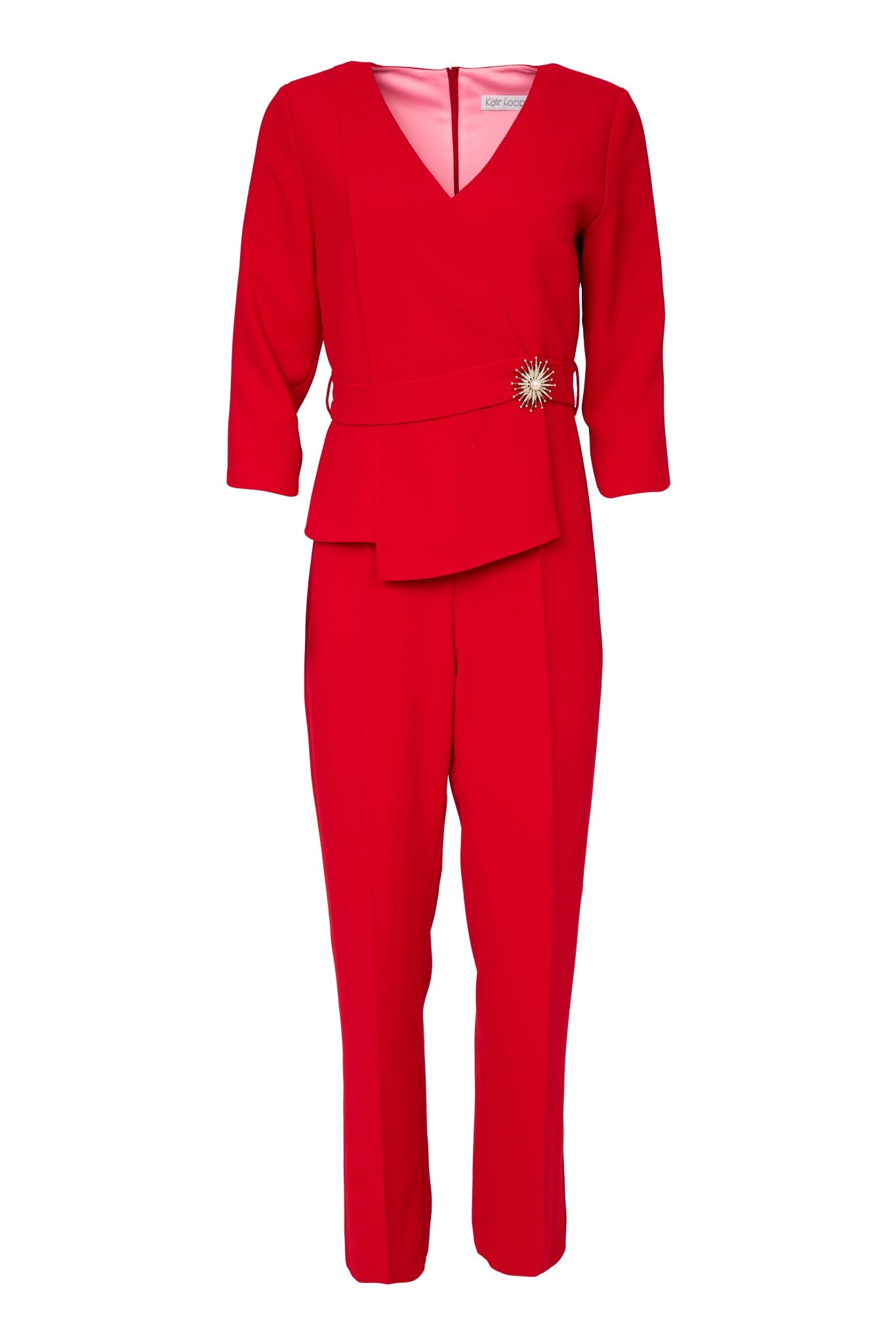 Kate Cooper Jumpsuit With Wrap Detail At Front Kcaw26139