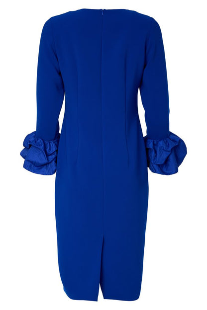 Kate CooperRound Neck Dress With Ruched Cuff Detail  Kcaw26149