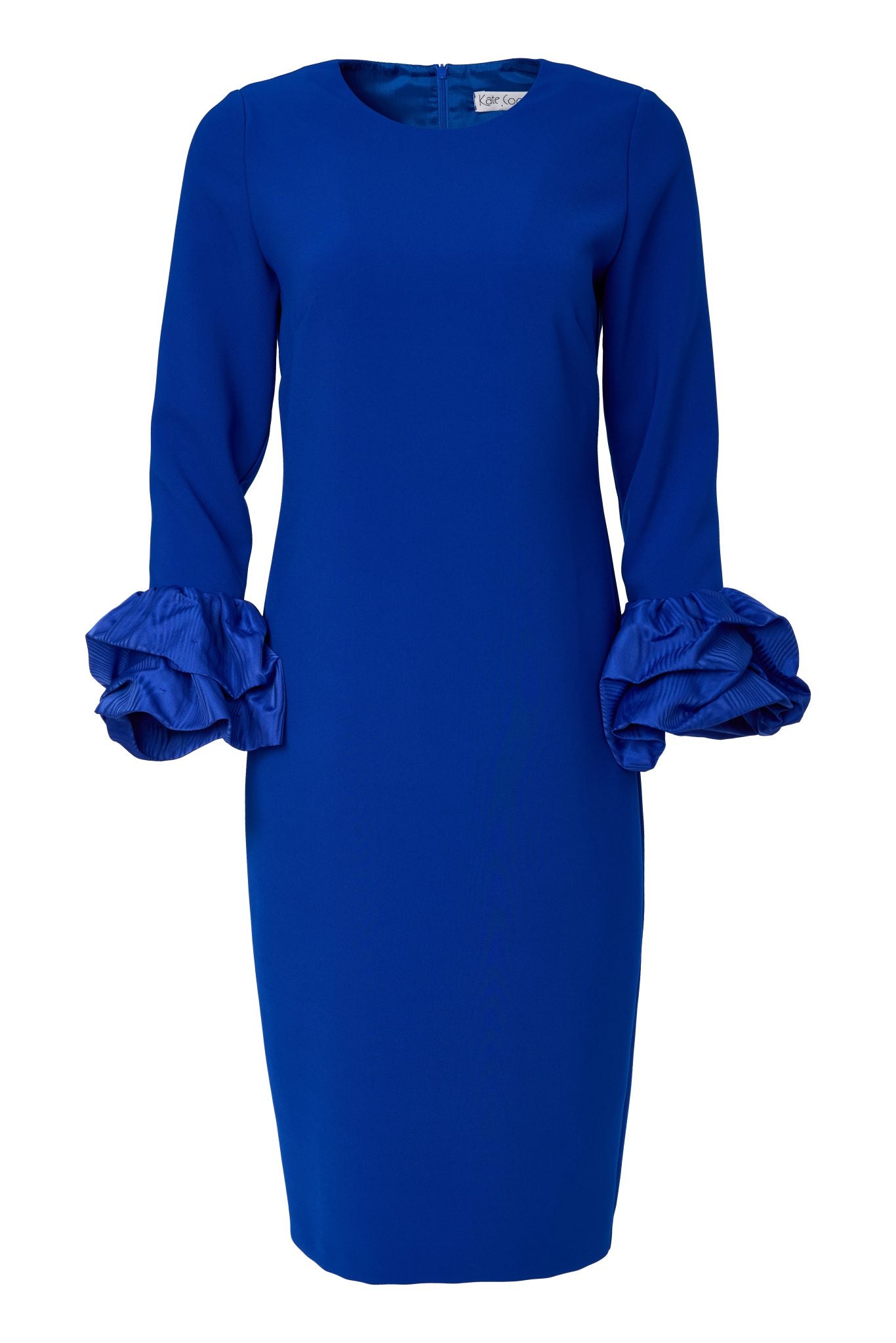 Kate CooperRound Neck Dress With Ruched Cuff Detail  Kcaw26149