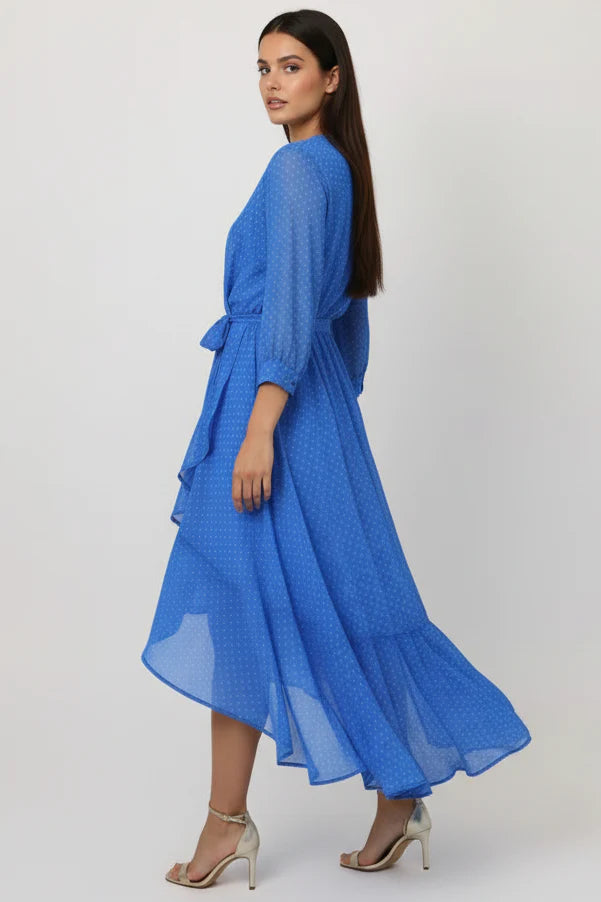Kate And Pippa Ballerina mock wrap dress