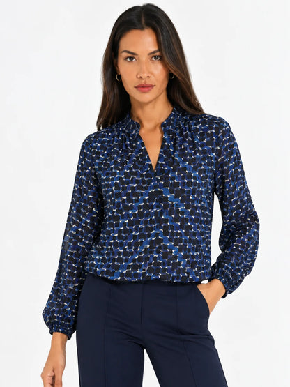 Kate &amp; Pippa Bella Band Hem Print Top