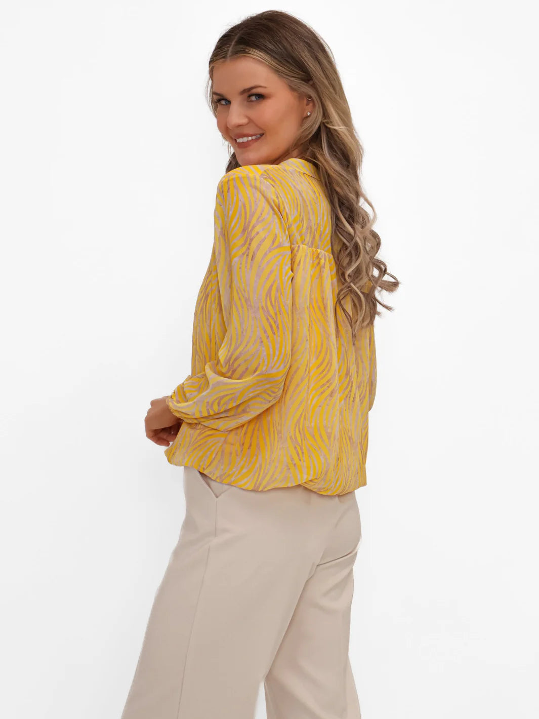 Kate And Pippa Bella Band top in sunshine Lemon