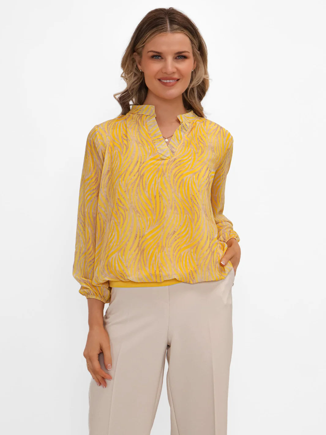Kate And Pippa Bella Band top in sunshine Lemon