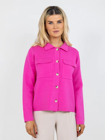 Kate And Pippa Dani Short Button Cardigan with Collar. All Colours