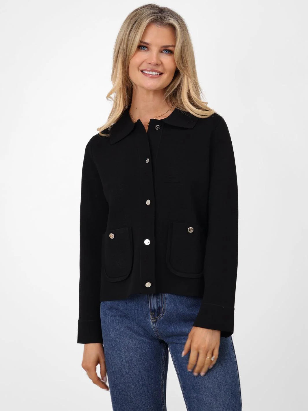 Kate and Pippa Black Emily Cardigan