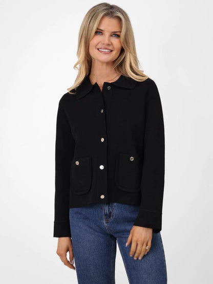 Kate and Pippa Black Emily Cardigan