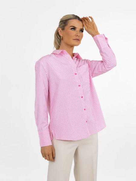 Kate And Pippa Oxford Shirt in blue or pink