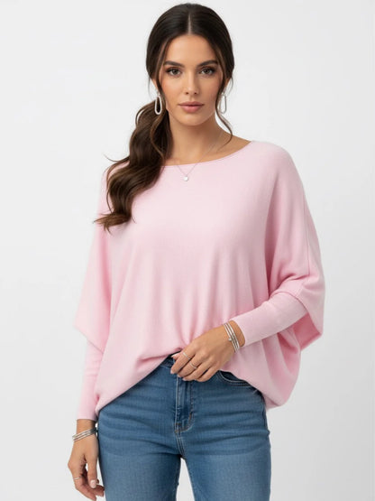Kate And Pippa Venice Bow Back knit in Baby Pink