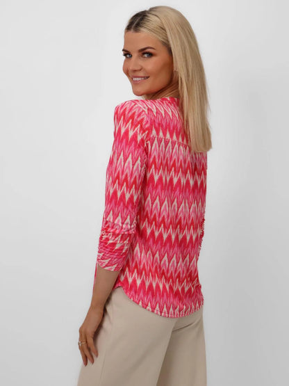 Kate And Pippa Zip Top Pink