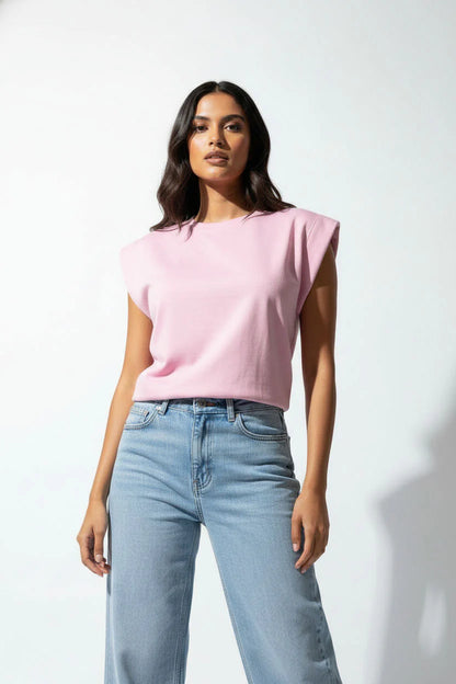 Pixi Daisy Structured Shoulder Sleeveless top 1760