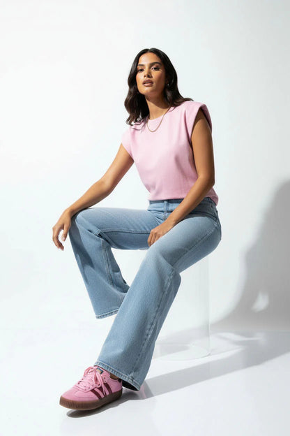 Pixi Daisy Structured Shoulder Sleeveless top 1760