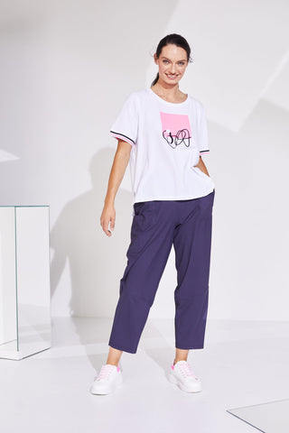 Naya Patch pocket straight leg Trouser. All Colours