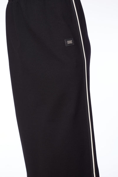 Naya Long jersey skirt with trim Nas24235