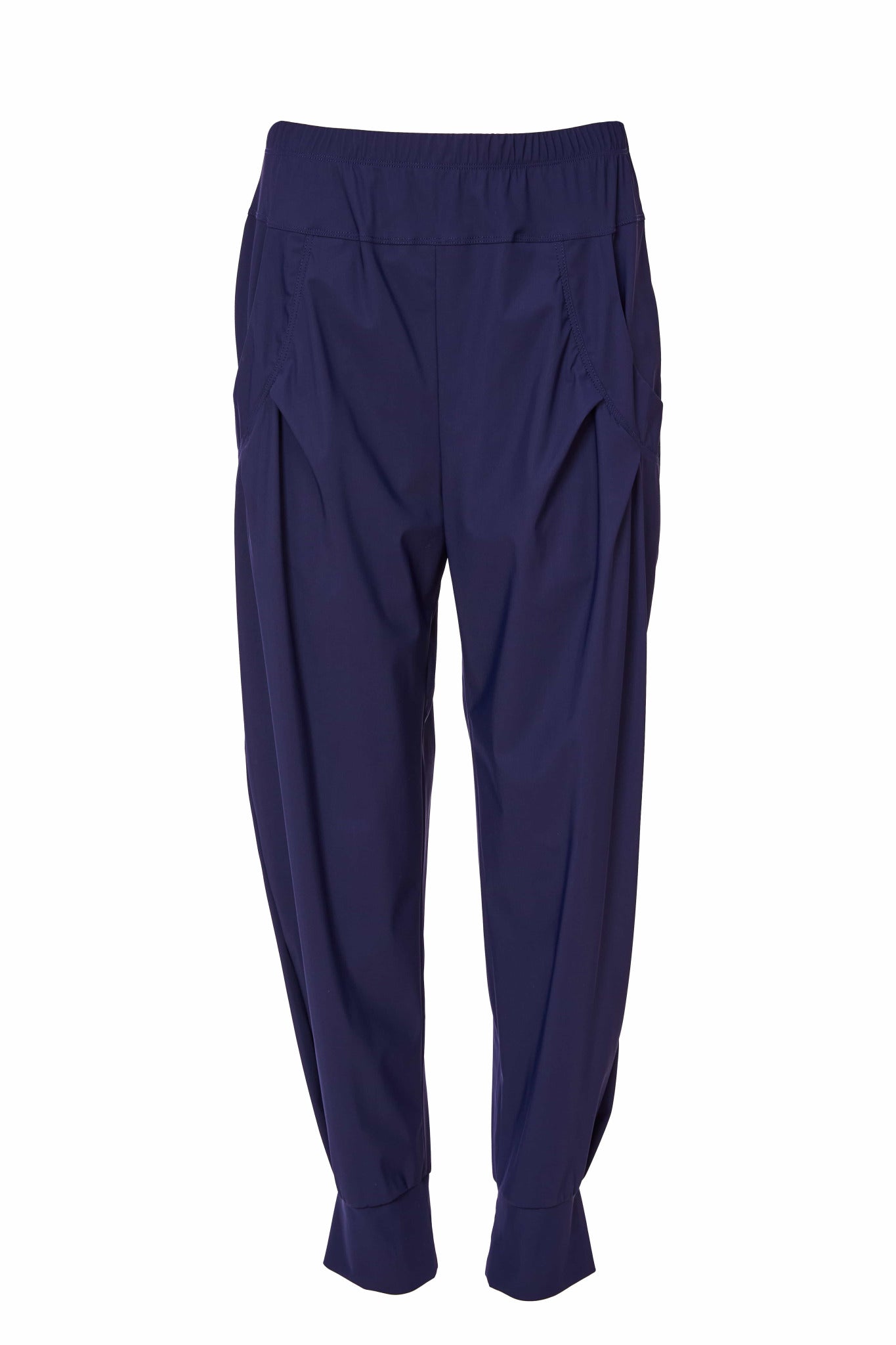 Naya Iconic Travel Fabric Cuff Hem Trousers in Ash or French Blue  Npa26101
