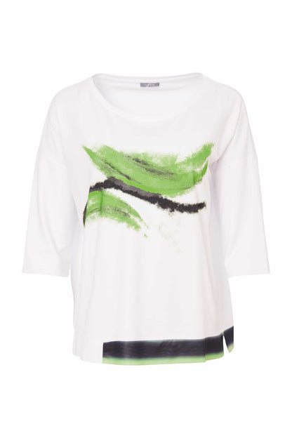Naya Cotton feather print top  Nas25197