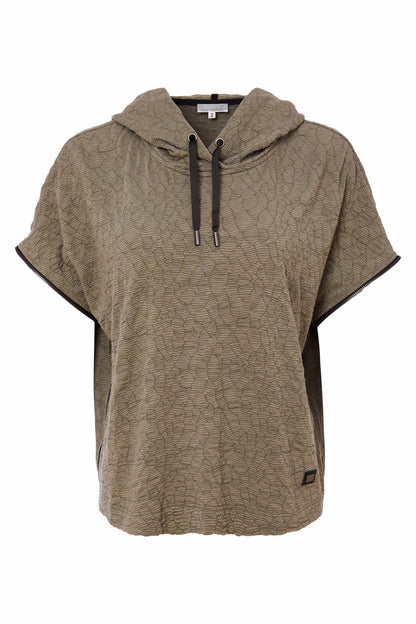 Naya bubble fabric hoodie in Silver or Army Green  Nas25220