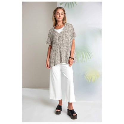 Naya cream wide leg trouser Nas26237