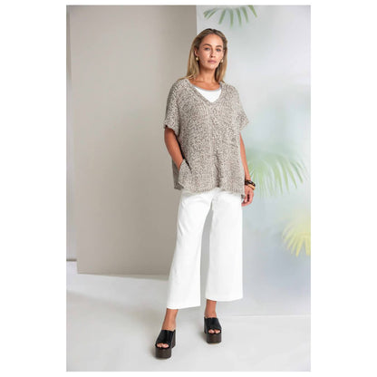 Naya cream wide leg trouser Nas26237