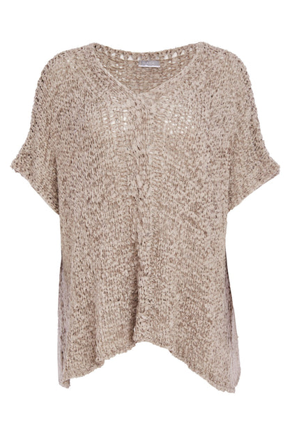 Naya v Neck Waffle Knit  Nas26121