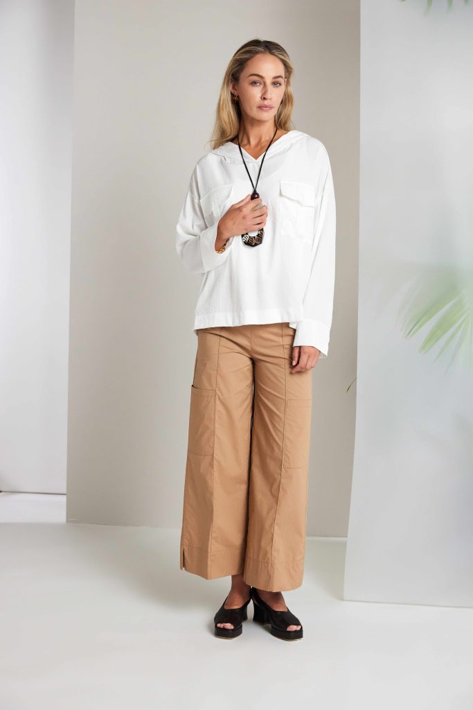 Naya  Wide Leg Trouser With Pocket Detail At Front Nas26297
