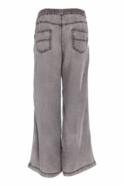 Naya Wide Leg Tencel Pull Up Trouser Nas26137
