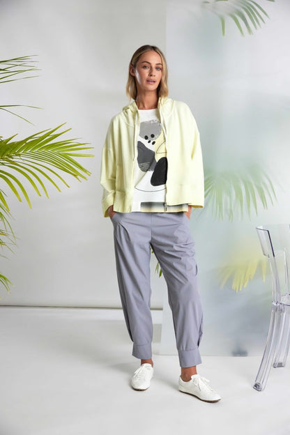 Naya Iconic Travel Fabric Cuff Trouser in Black, Taupe and Dove Grey  Nas26101