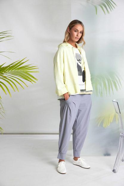 Naya Iconic Travel Fabric Cuff Trouser in Black, Taupe and Dove Grey  Nas26101