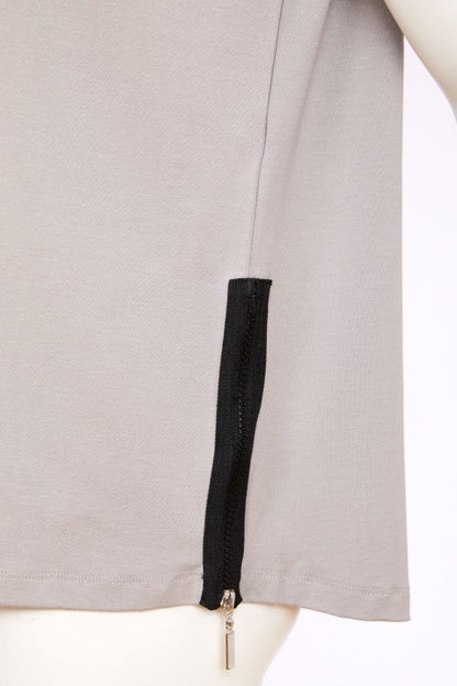 Naya Round Neck Top With Zip At Side Seam  Nas26199