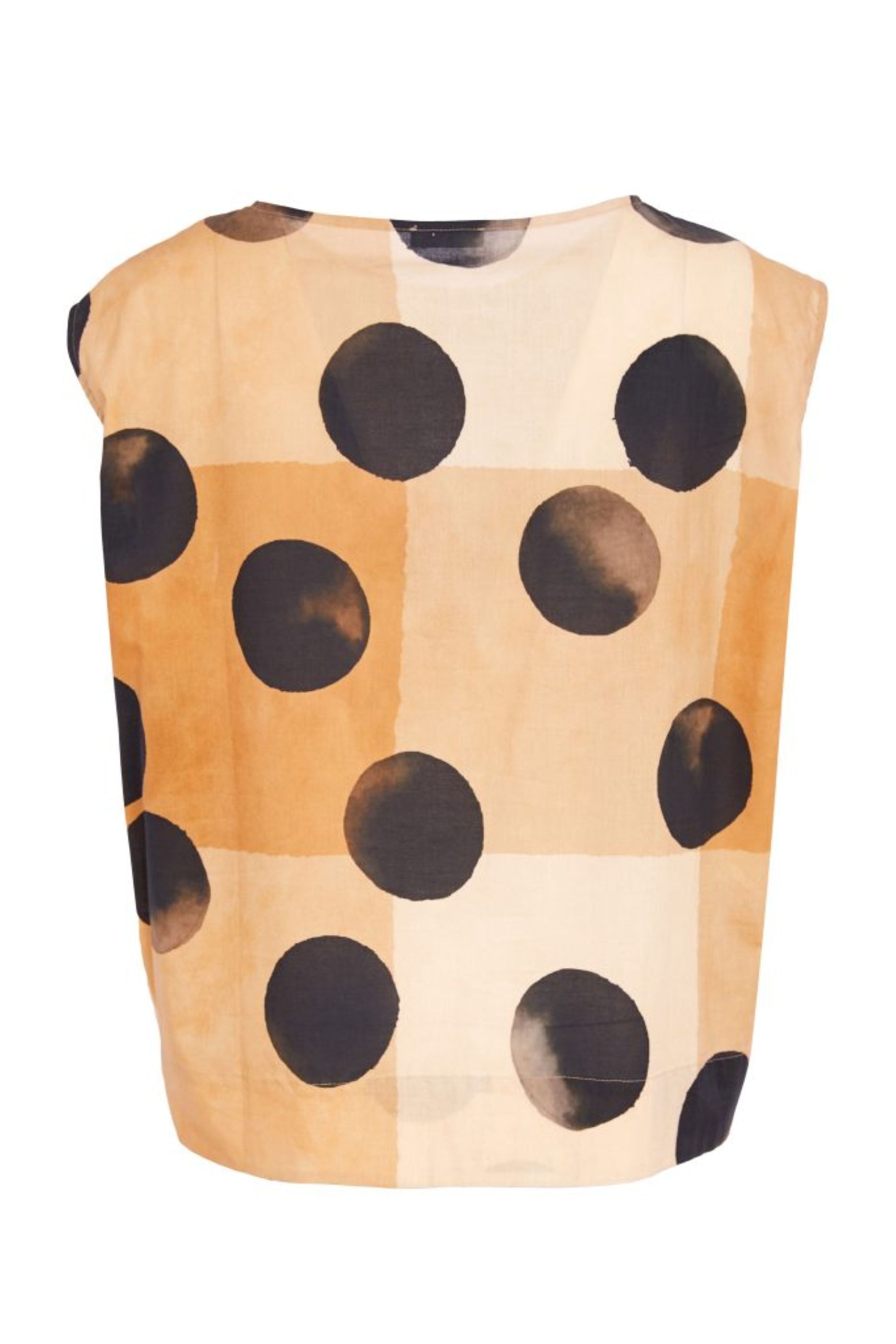 Naya Spot Print Round Neck Top Nas26277