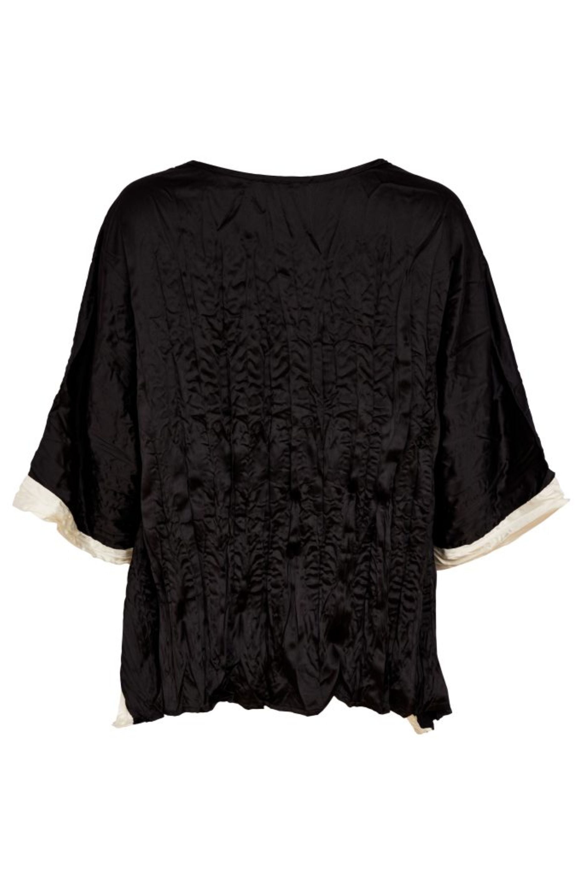 Naya Crushed Shrug With Contrast Sleeve Band Nas26289