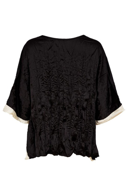 Naya Crushed Shrug With Contrast Sleeve Band Nas26289