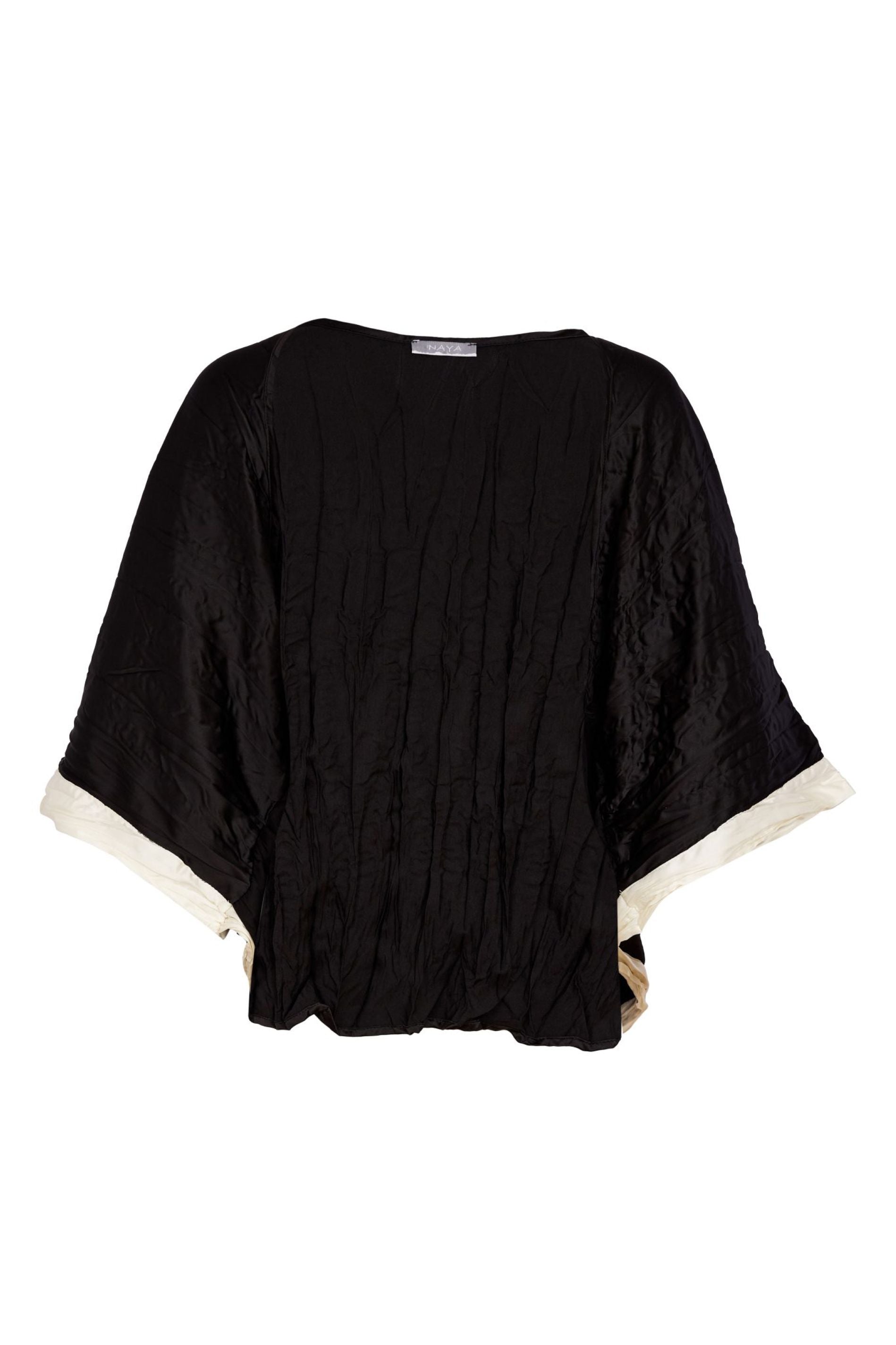 Naya Crushed Shrug With Contrast Sleeve Band Nas26289