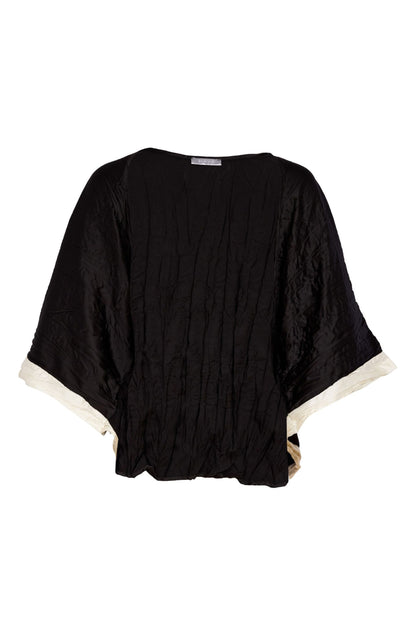 Naya Crushed Shrug With Contrast Sleeve Band Nas26289