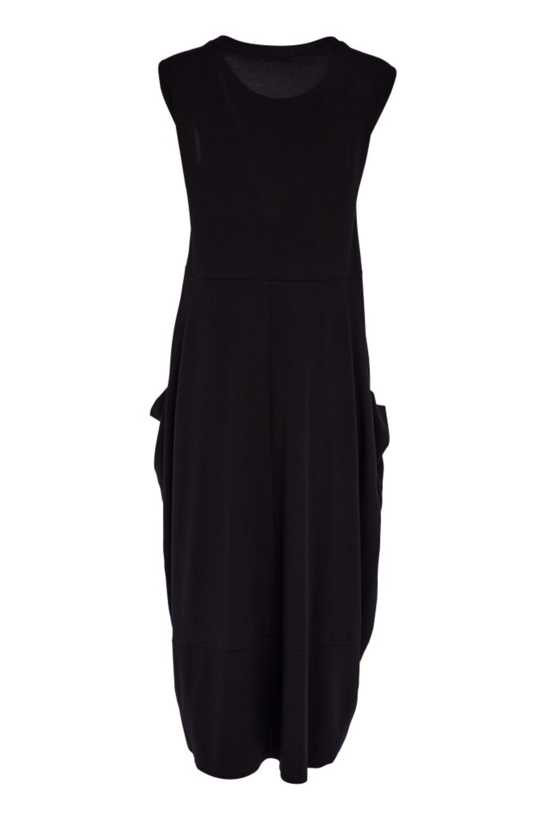 Naya Round Neck Sleeveless Dress With Side Pockets  Nas26291