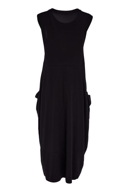 Naya Round Neck Sleeveless Dress With Side Pockets  Nas26291