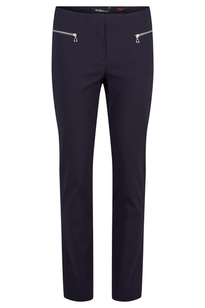 Robell Mimi Pull on Stretch Trousers with Zip pocket detail. All Colours 51663 2025