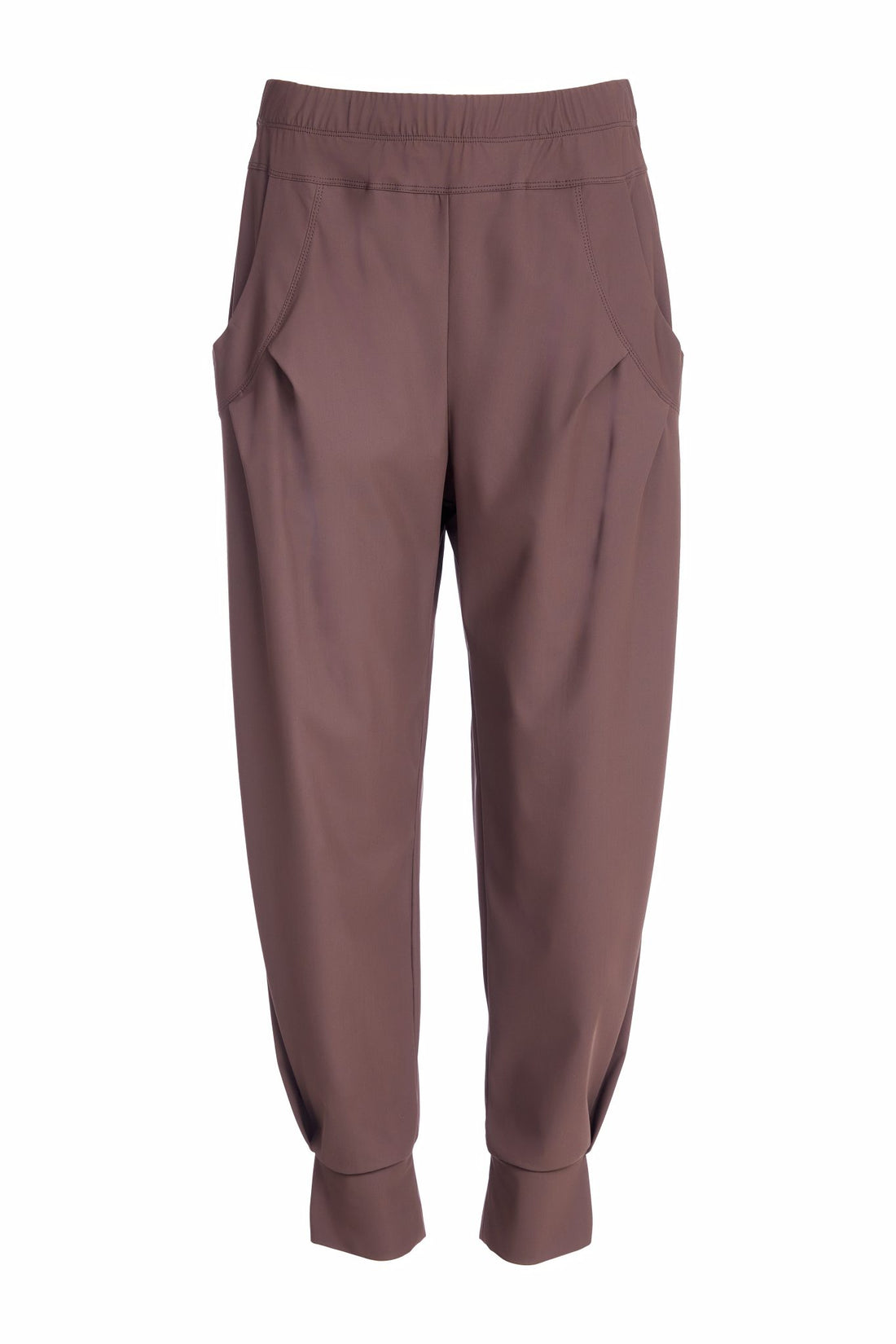 Naya Iconic Cuff Trouser in Cocoa or Black Naw25101