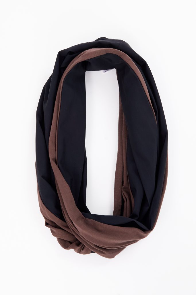Naya 2 tone soft jersey/travel fabric neck scarf Naw25113