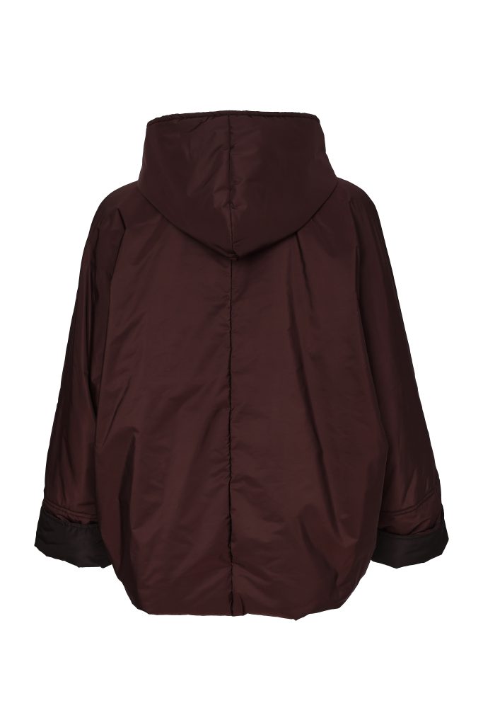Naya Hooded Jacket With Contrast Zip Panel And Hood Lining Naw26278