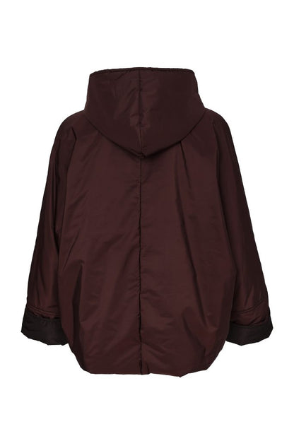 Naya Hooded Jacket With Contrast Zip Panel And Hood Lining Naw26278