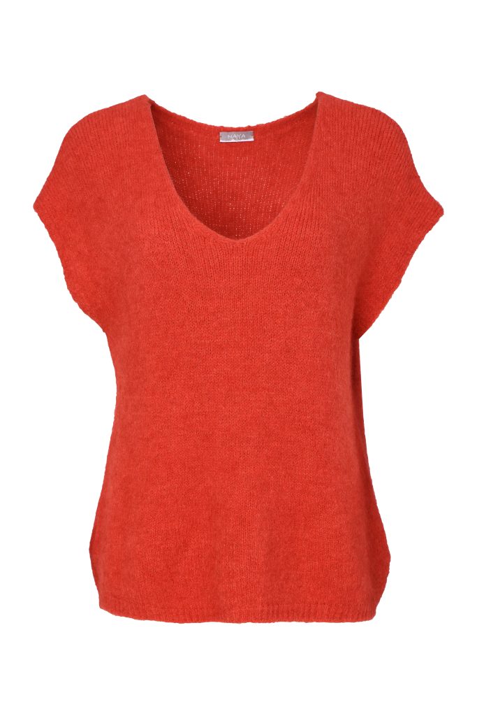 Naya Vee Neck Soft Knit With Extended Shoulder Naw26284