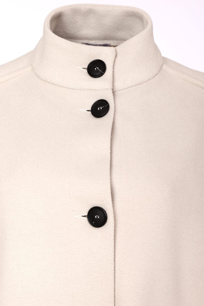 Naya High Neck Button Through Jacket With Pocket Flap Naw26293