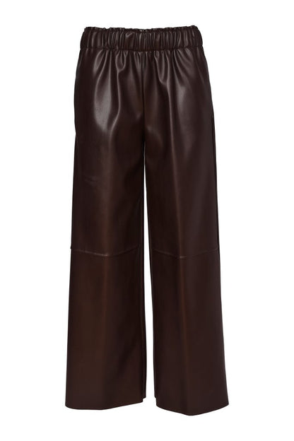 Naya Pull Up Leatherette Trouser With pockets Naw26295