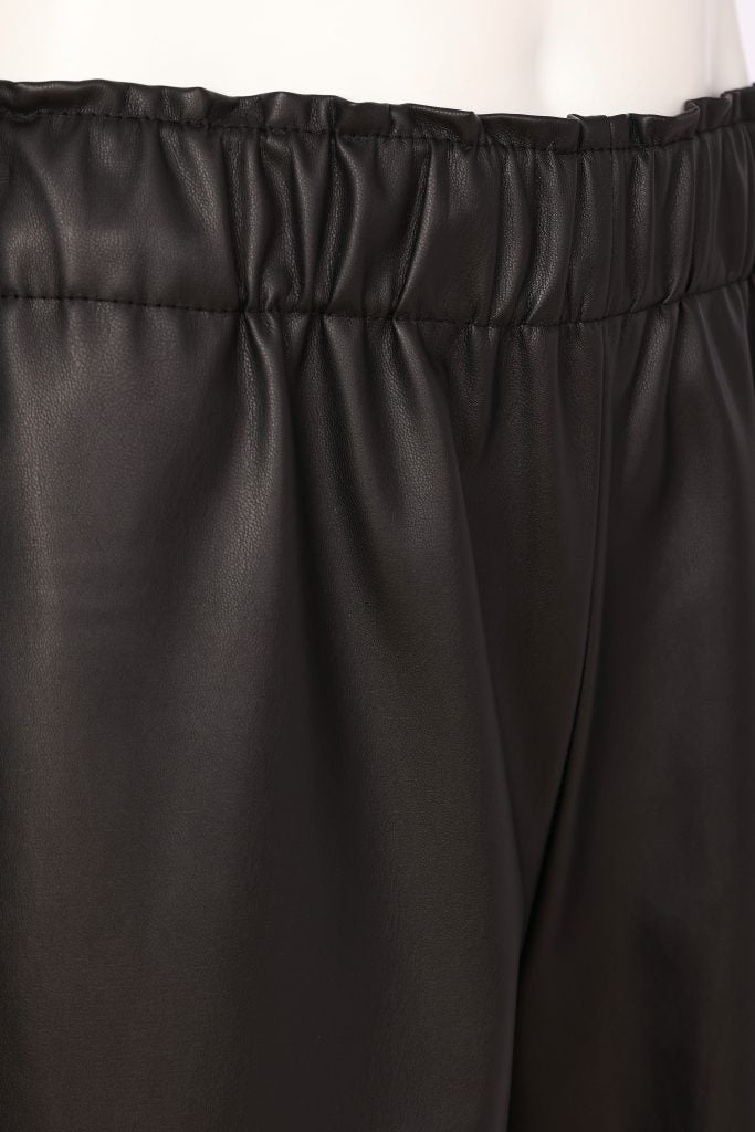 Naya Pull Up Leatherette Trouser With pockets Naw26295
