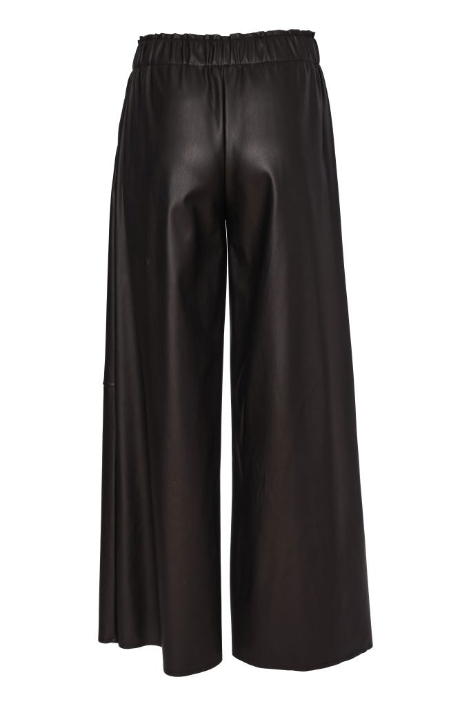 Naya Pull Up Leatherette Trouser With pockets Naw26295