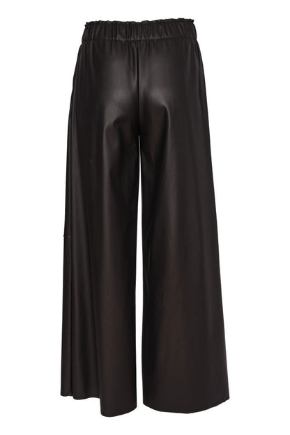 Naya Pull Up Leatherette Trouser With pockets Naw26295