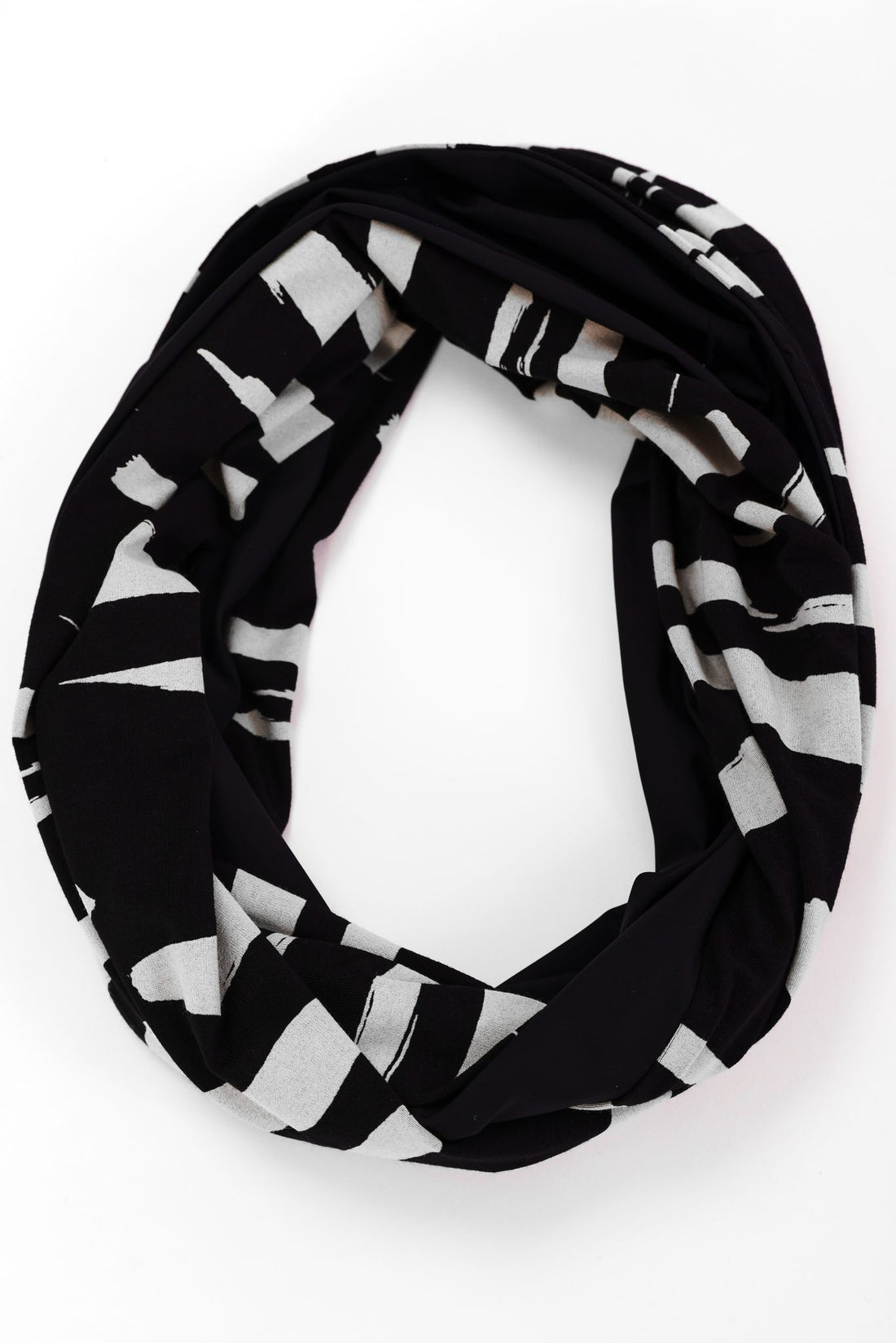 Naya Black and stone print snood Naw26318