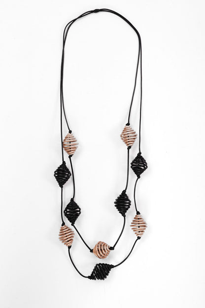 Naya Two Tone Spiral Necklace Naw26337